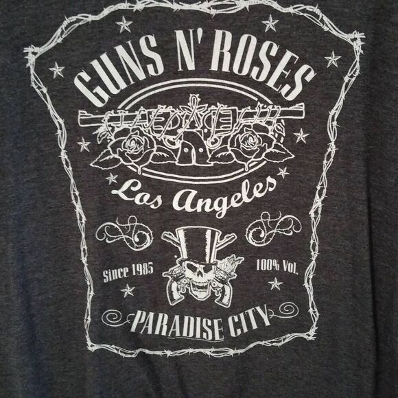 Guns and Roses by Bravado Medium Dark Grey/Blue - Picture 1 of 6